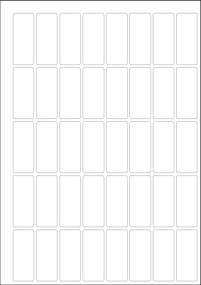 World Series Labels Top blanc  70g/m2 54x22
