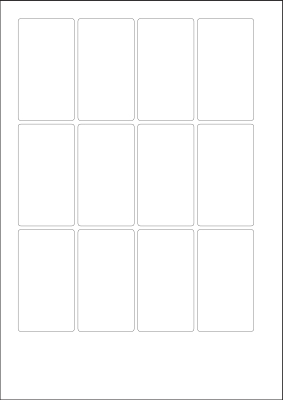 World Series Labels Top weiss  70g/m2 76x42
