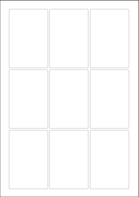 World Series Labels Top weiss  70g/m2 89x59