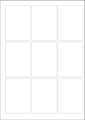 World Series Labels Top weiss  70g/m2 88x63