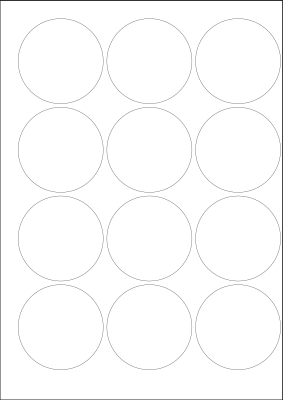 World Series Labels Top weiss  70g/m2 64x64