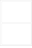 World Series Labels Top blanc  70g/m2 194x139