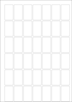 World Series Labels Top blanc  70g/m2 45x25