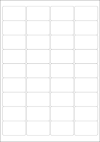 World Series Labels Top blanc  70g/m2 49x30