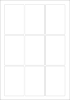 World Series Labels Top blanc  70g/m2 89x59