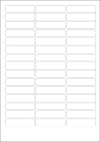 World Series Labels Top blanc  70g/m2 62x15