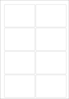 World Series Labels Top blanc  70g/m2 93x68