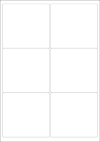 World Series Labels Top blanc  70g/m2 99x93