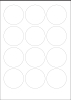 World Series Labels Top weiss  70g/m2 59x59