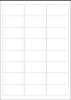 World Series Labels Top blanc  70g/m2 64x34