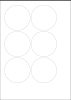 World Series Labels White blanc  70g/m2 76x76