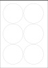 World Series Labels White weiss  70g/m2 88x88