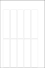 World Series Labels White blanc  70g/m2 141x33