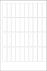 World Series Labels White weiss  70g/m2 19x68