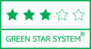 Un produit “Green Star System” 3 étoiles est certifié FSC® ou PEFC™, et est fabriqué dans une usine qui est certifiée ISO 14001. En savoir plus ? Cliquez sur le logo.