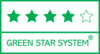 Un produit “Green Star System” 4 étoiles est certifié FSC® ou PEFC™, ou est composé de minimum 50 % de fibres recyclées, et  est fabriqué dans une usine qui est certifiée ISO 14001 et/ou qui a l’Ecolabel européen. En savoir plus ? Cliquez sur le logo.