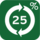 25% RECYCLING